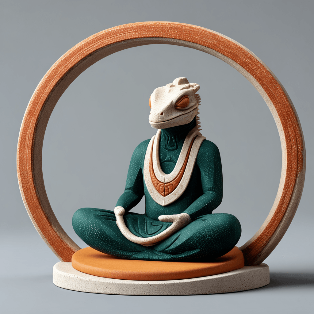 Meditation Lizard