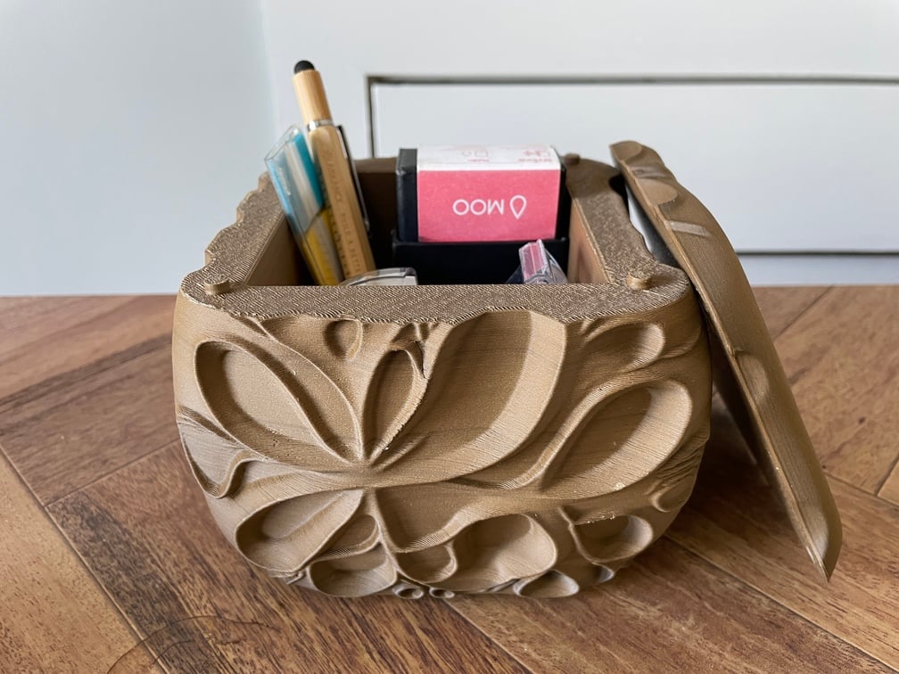 Ornate Desk Crate