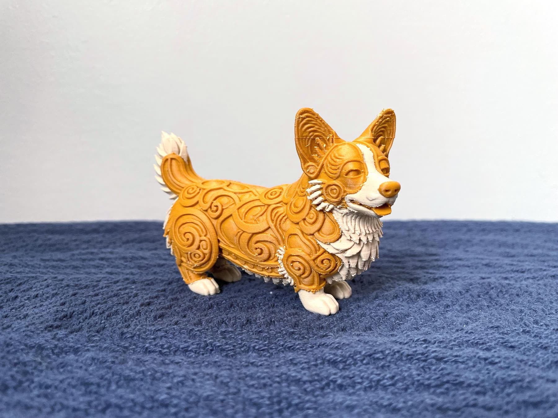 Filigree Corgi Figurine
