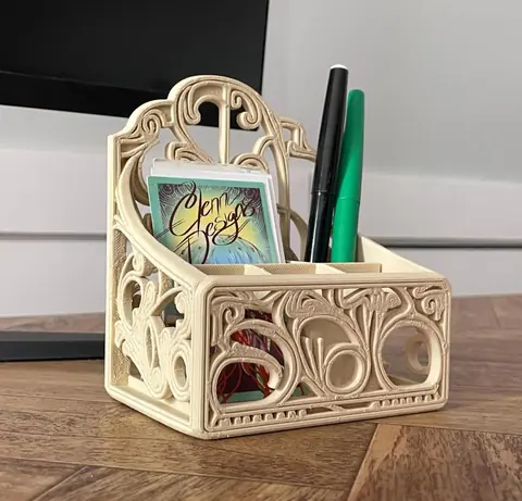Art Nouveau Pen Organizer
