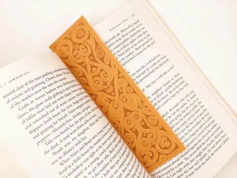 Terracotta Scrollwork Bookmark Set